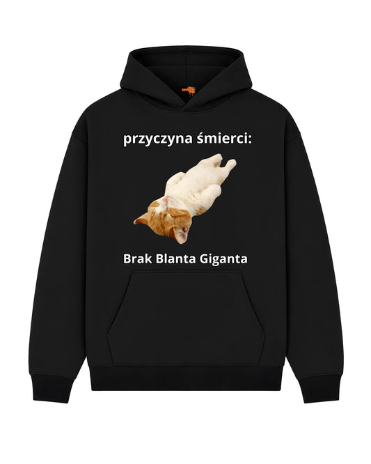Bawełniana Bluza –  Przyczyna śmierci, brak blanta giganta