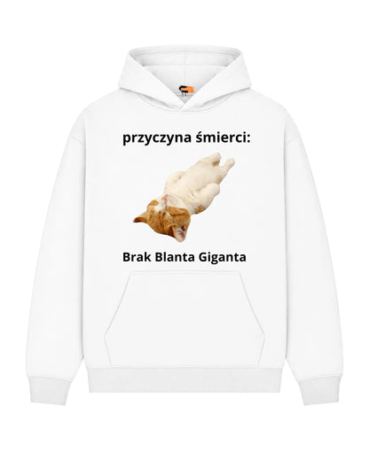 Bawełniana Bluza –  Przyczyna śmierci, brak blanta giganta