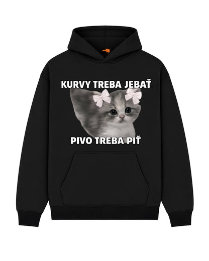 Bawełniana Bluza –  Kurwy treba jebat, piwo treba pit