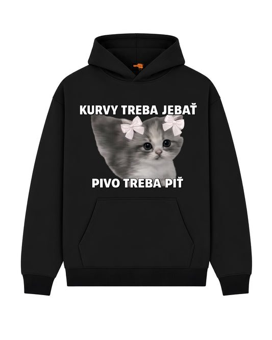 Bawełniana Bluza –  Kurwy treba jebat, piwo treba pit