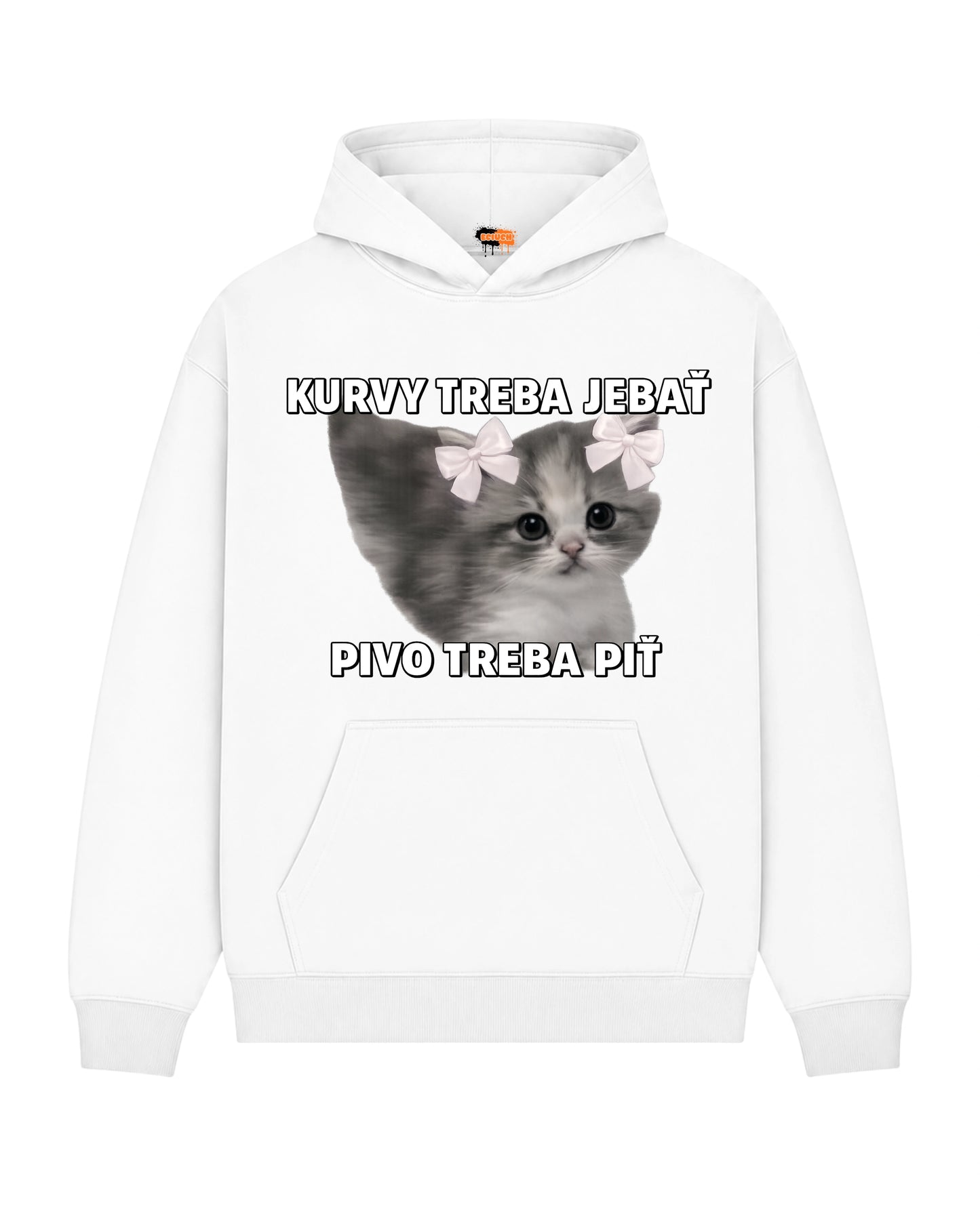 Bawełniana Bluza –  Kurwy treba jebat, piwo treba pit