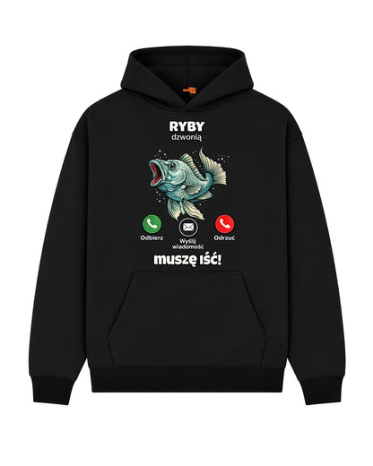 Bawełniana Bluza –  Ryby dzwonią, muszę iść