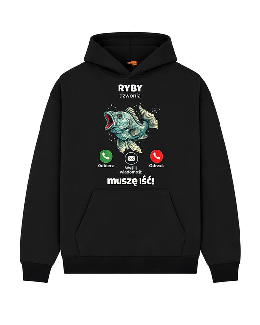 Bawełniana Bluza –  Ryby dzwonią, muszę iść