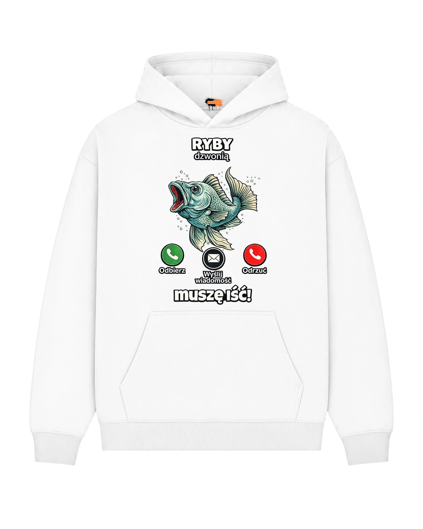 Bawełniana Bluza –  Ryby dzwonią, muszę iść