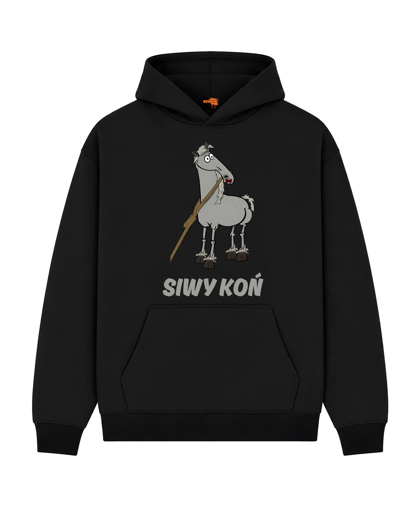 Bawełniana Bluza –  Siwy koń