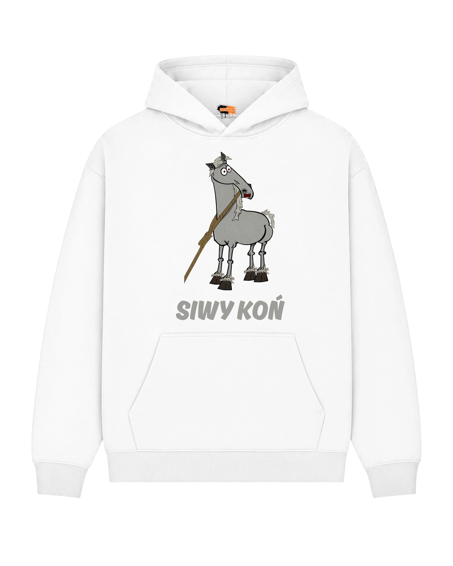 Bawełniana Bluza –  Siwy koń