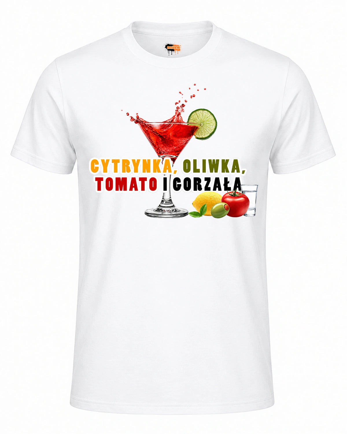 Bawełniana koszulka - Cytryna, oliwka, tomato..
