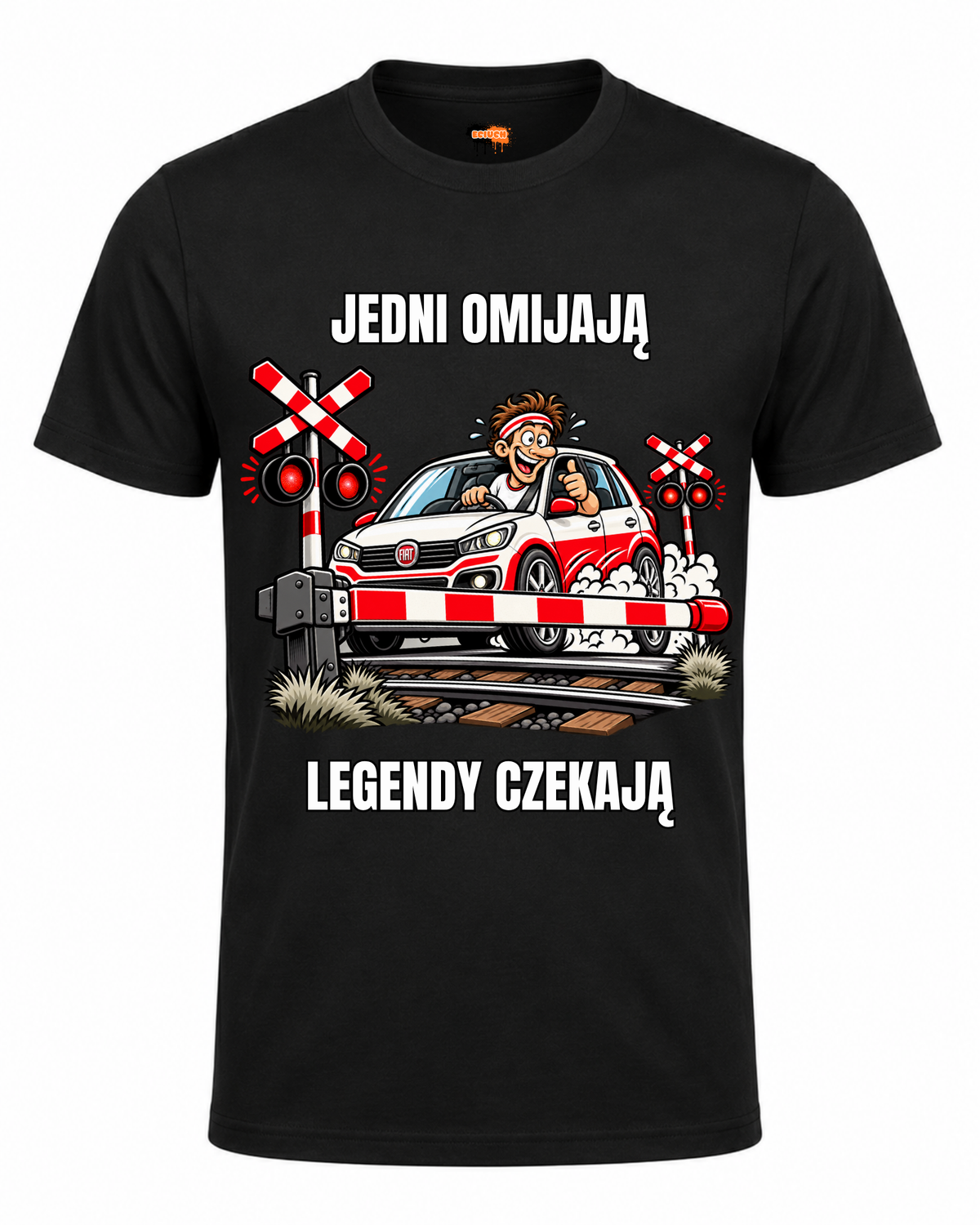 Bawełniana koszulka - JEDNI OMIJAJĄ LEGENDY CZEKAJĄ