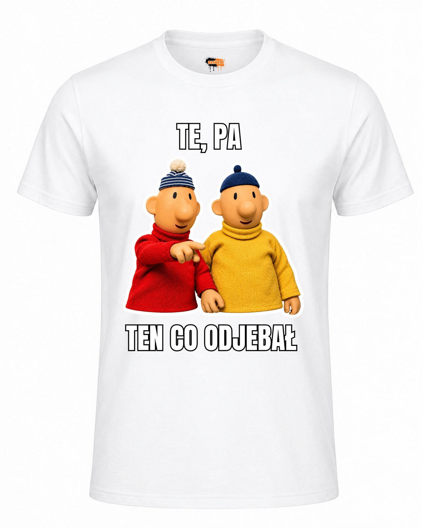 Bawełniana koszulka - TE, PA TEN CO ODJEBAŁ