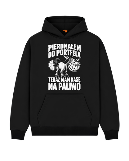 Bawełniana Bluza – Pierdnąłem do portfela. Teraz mam kasę na paliwo