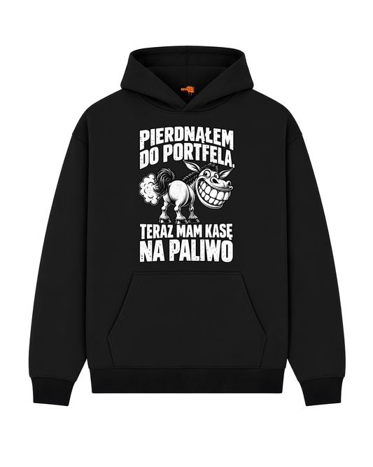 Bawełniana Bluza – Pierdnąłem do portfela. Teraz mam kasę na paliwo