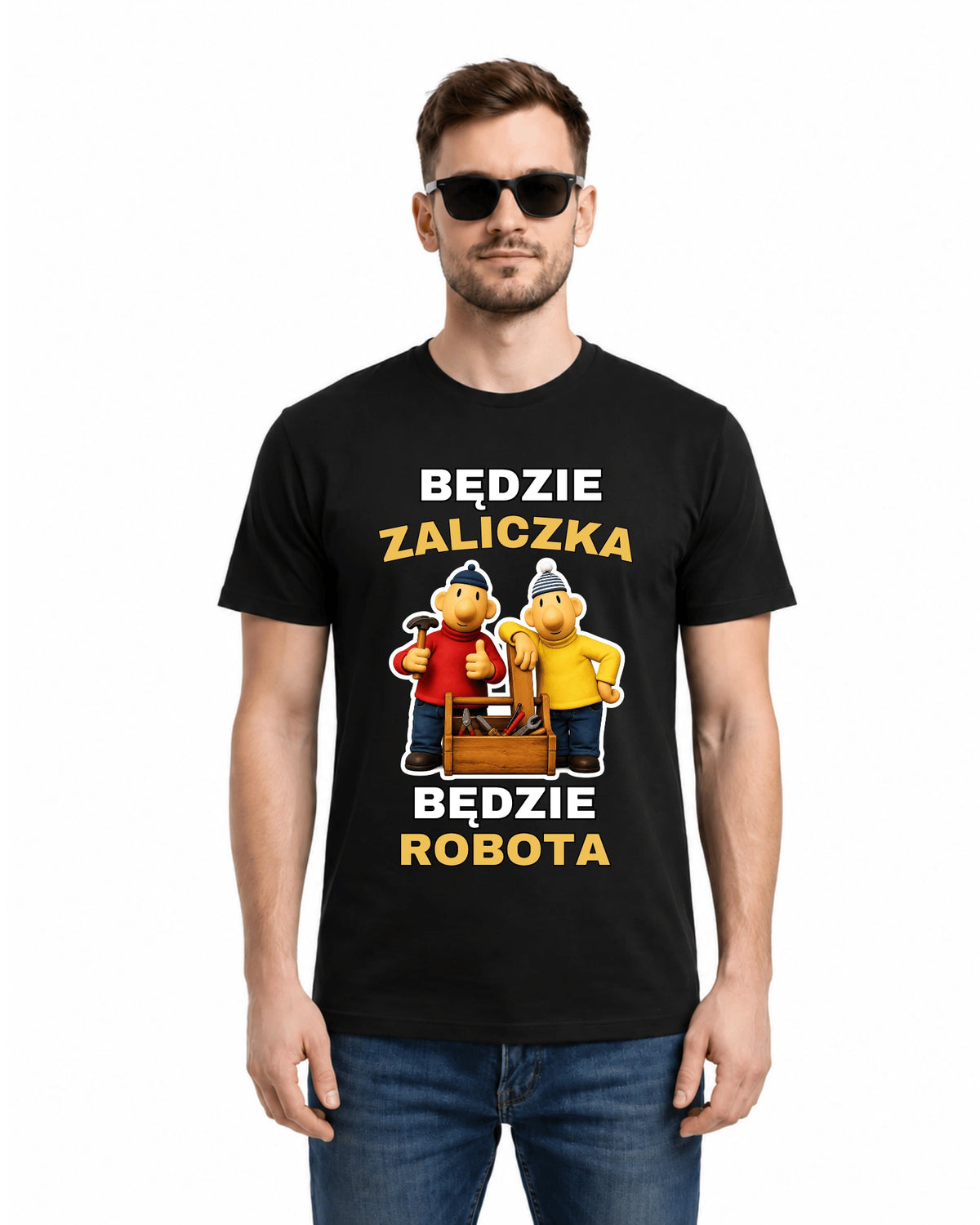 Bawełniana koszulka - Będzie zaliczka będzie robota