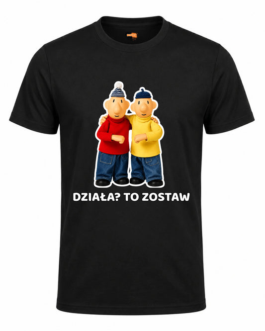 Bawełniana koszulka -  DZIAŁA? TO ZOSTAW