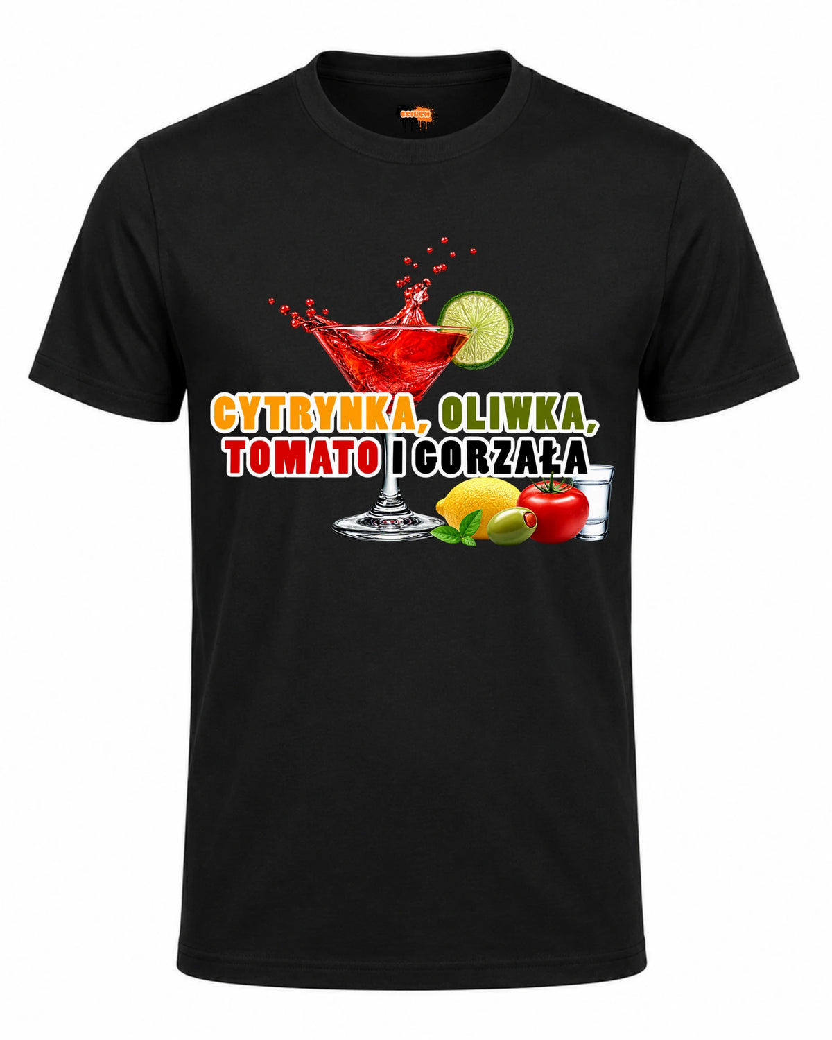 Bawełniana koszulka - Cytryna, oliwka, tomato..