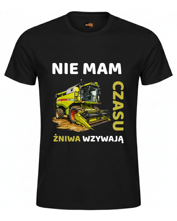 Bawełniana koszulka - Nie mam czasu żniwa wzywają