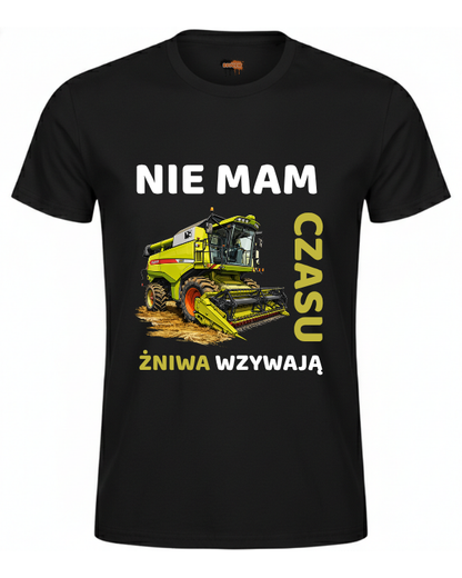 Bawełniana koszulka - Nie mam czasu żniwa wzywają