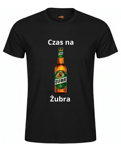 Bawełniana koszulka -Czas na żubra