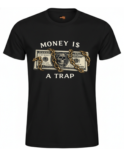 Bawełniana koszulka - Money 1$ a trap