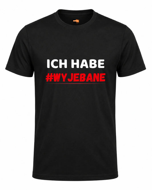 Bawełniana koszulka - Ich Habe Wyjebane