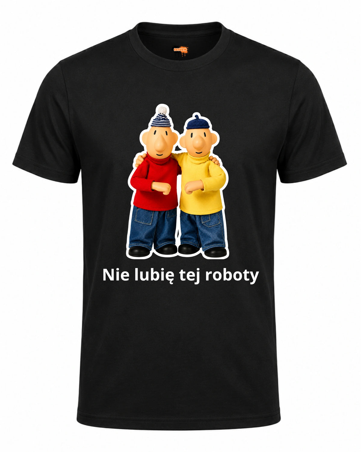 Bawełniana koszulka - Nie lubię tej roboty