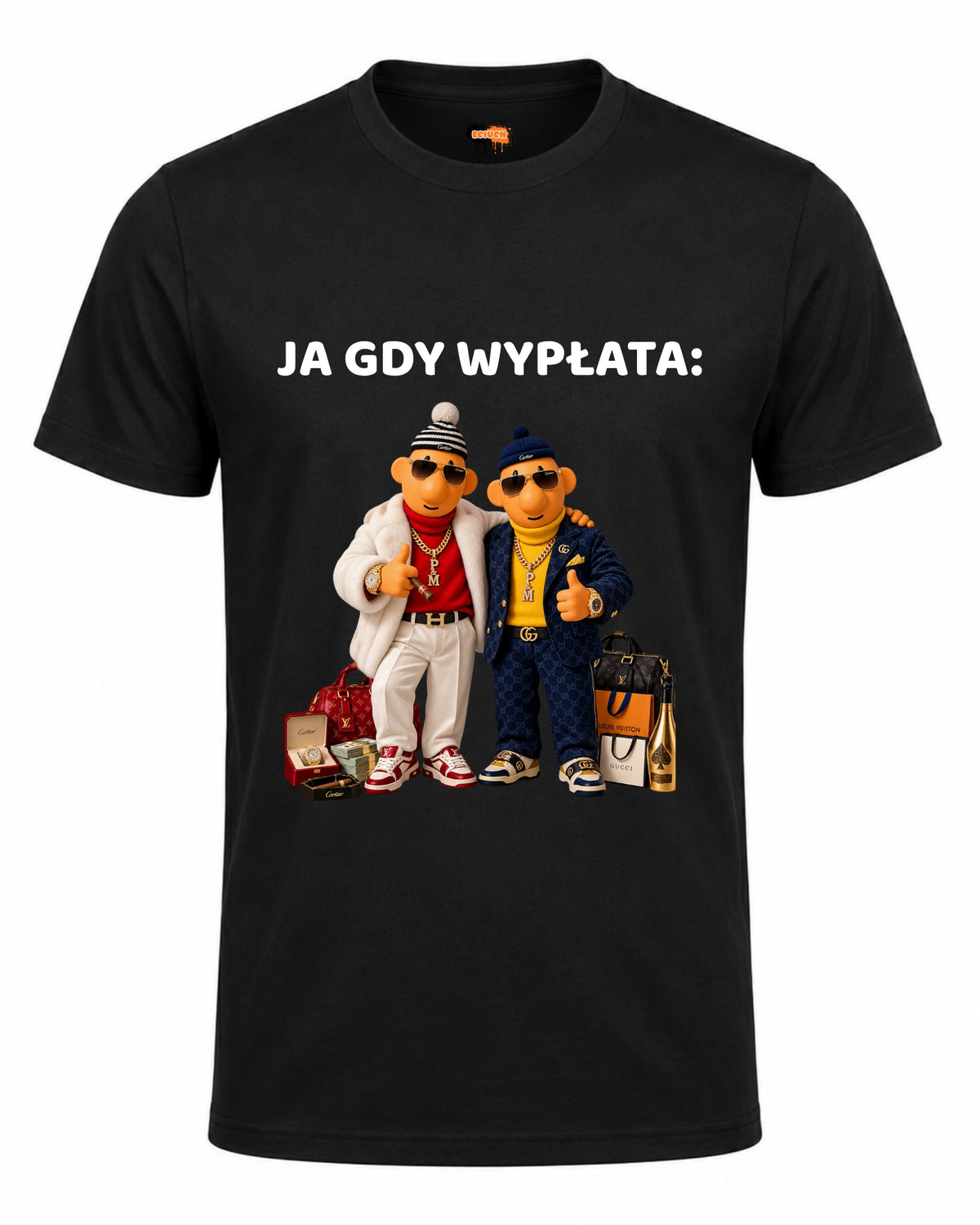 Bawełniana koszulka - JA GDY WYPŁATA: