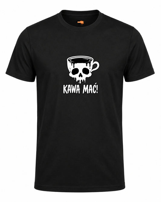 Bawełniana koszulka - kawa mać!