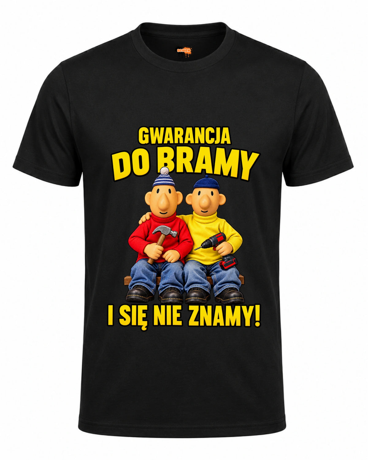 Bawełniana koszulka - Gwarancja do bramy i się nie znamy!