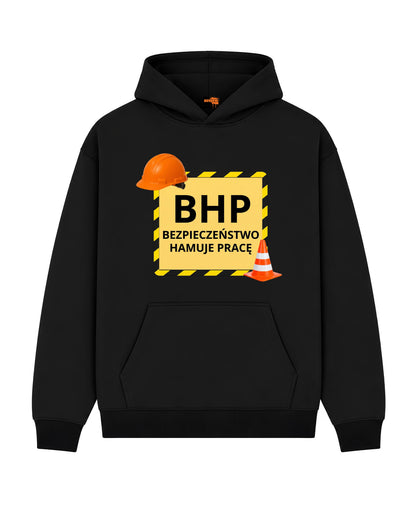 Bawełniana Bluza – BHP Bezpieczeństwo Hamuje Prace
