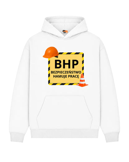 Bawełniana Bluza – BHP Bezpieczeństwo Hamuje Prace