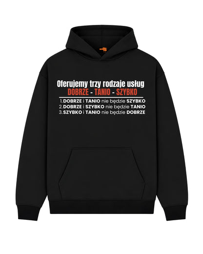 Bawełniana Bluza – Oferujemy 3 rodzaje usług