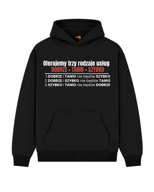 Bawełniana Bluza – Oferujemy 3 rodzaje usług