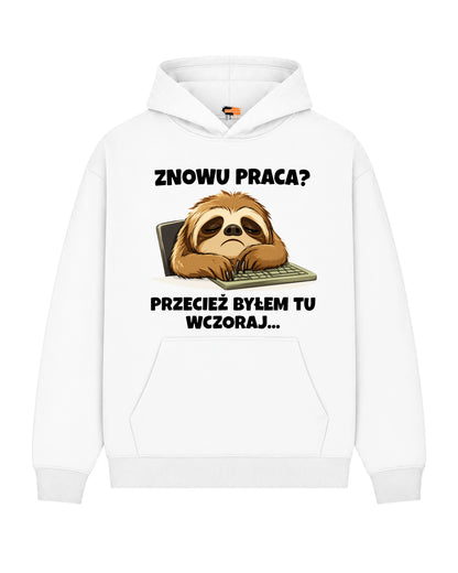 Bawełniana Bluza –  Znowu praca ? Przecież byłem tu wczoraj