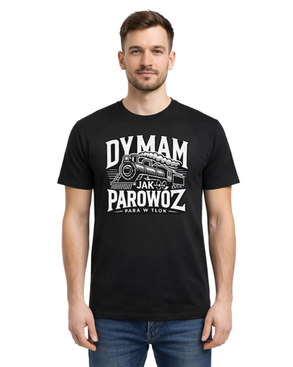 Bawełniana koszulka - Dymam jak parowóz