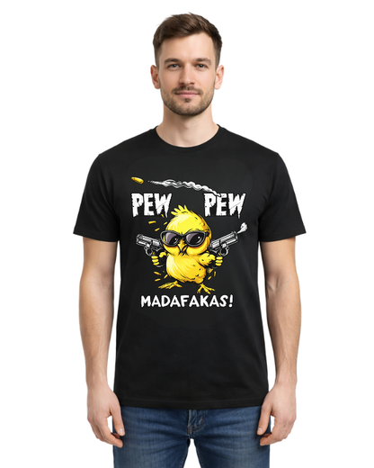 Bawełniana koszulka - Pew Pew Madafakas!