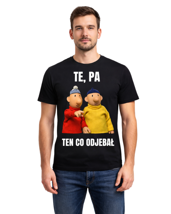 Bawełniana koszulka - TE, PA TEN CO ODJEBAŁ