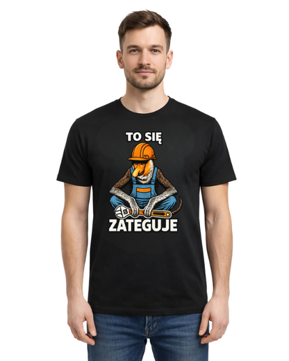 Bawełniana koszulka - TO SIĘ ZATEGUJE