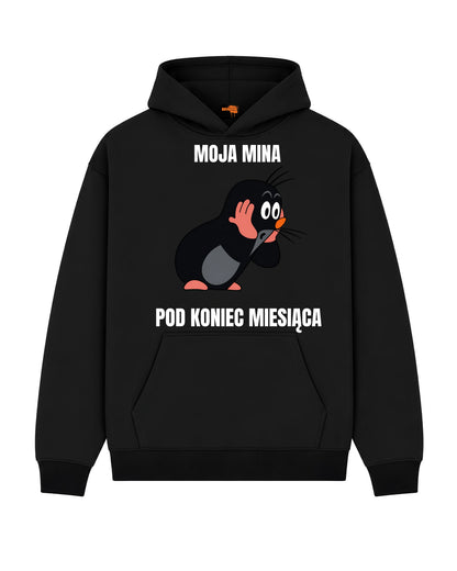 Bawełniana Bluza - Moja mina pod koniec miesiąca