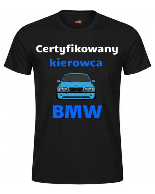 Bawełniana koszulka - Certyfikowany kierowca BMW