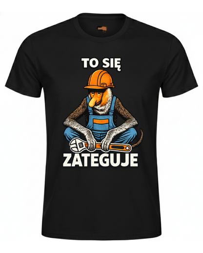 Bawełniana koszulka - TO SIĘ ZATEGUJE