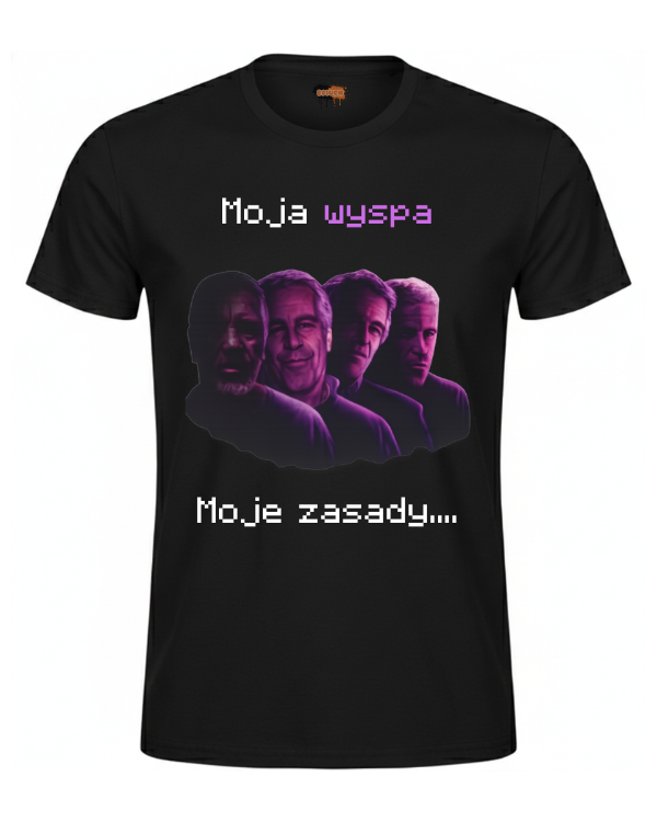 Bawełniana koszulka - Moja wyspa Moje zasady....