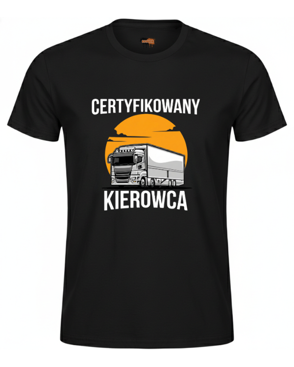 Bawełniana koszulka - CERTYFIKOWANY KIEROWCA