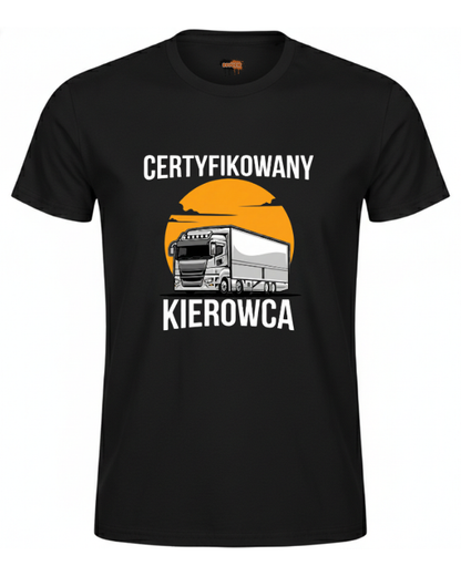 Bawełniana koszulka - CERTYFIKOWANY KIEROWCA