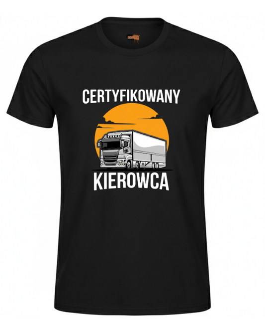 Bawełniana koszulka - CERTYFIKOWANY KIEROWCA
