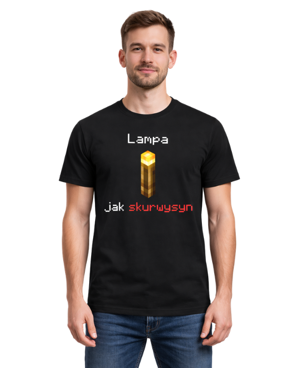 Bawełniana koszulka - Lampa jak skurwysyn