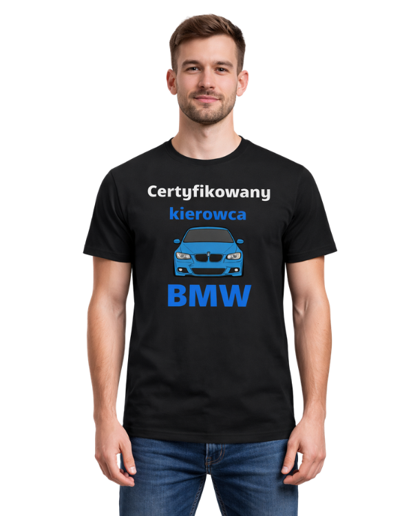 Bawełniana koszulka - Certyfikowany kierowca BMW E92