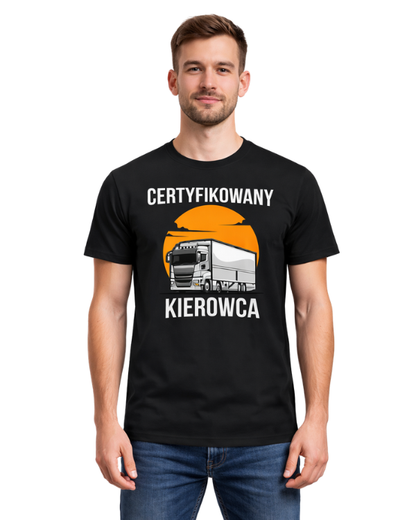 Bawełniana koszulka - CERTYFIKOWANY KIEROWCA