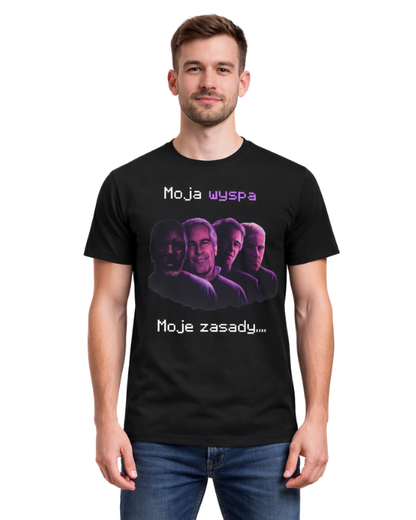 Bawełniana koszulka - Moja wyspa Moje zasady....