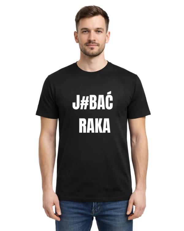 Bawełniana koszulka - J#bać raka