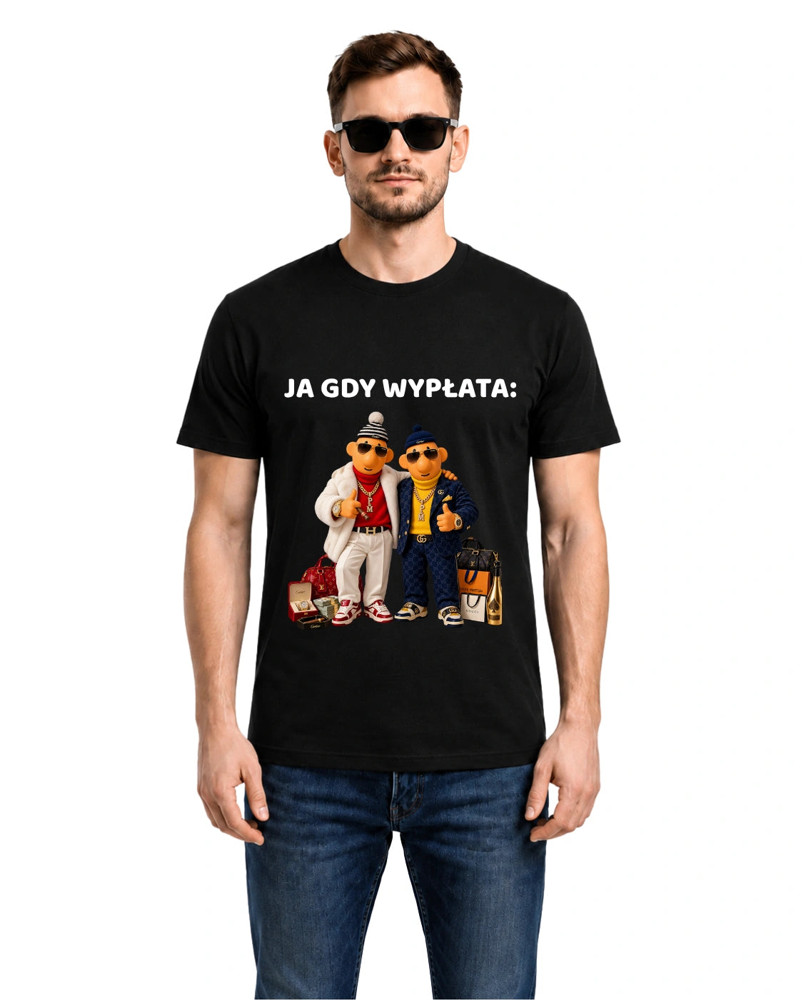 Bawełniana koszulka - JA GDY WYPŁATA: