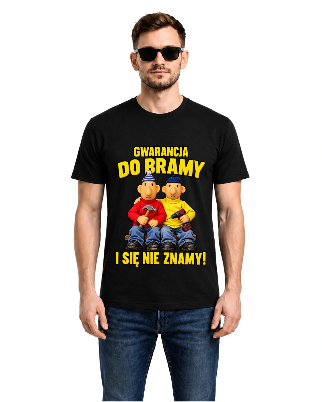 Bawełniana koszulka - Gwarancja do bramy i się nie znamy!
